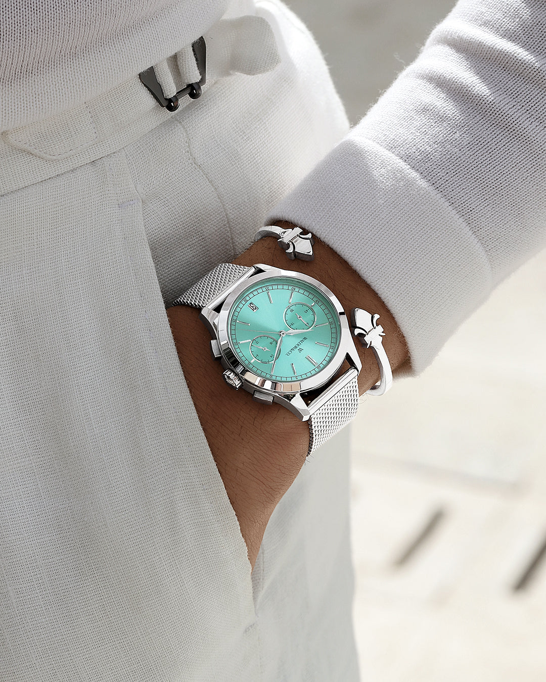 Chrono 39 Silver Set | Waldor & Co. Watches – WALDOR & CO.