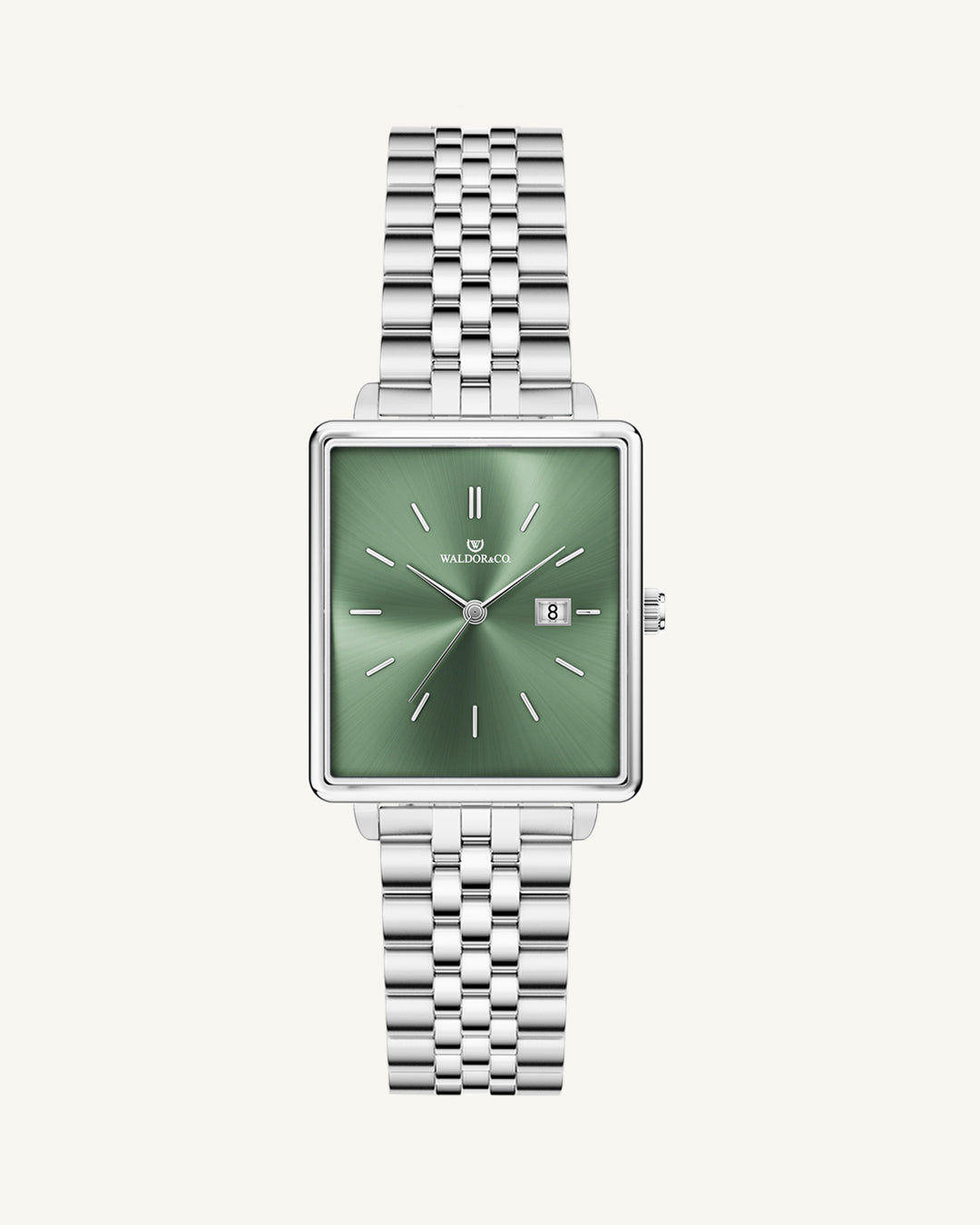 Square sale hand watch